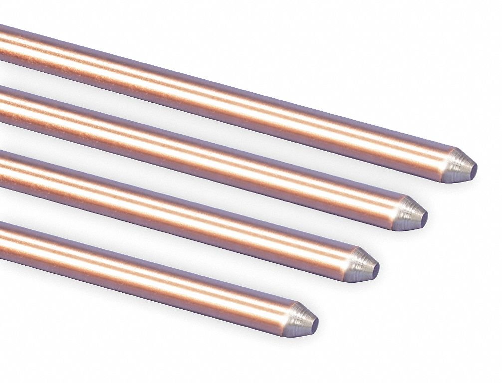 Ground Rod, Dia 5/8 In, 4 Ft. L