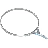 Vestil LID-STL-LL-UNR Steel UN Rated Lever Lock Closing Ring for 5 Gallon Pail Lids Silver