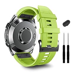 26mm for Fenix 7X Straps,Soft Silicone Fenix 5X