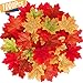 1100 Pcs Fall Leaves Artificial Maple Leaf for Thanksgiving Christmas Autumn Table Fall Decor,Fake Maple Leaves Autumn Fall Weeding Decorations for Reception,Party,Indoor Outdoor Wreath