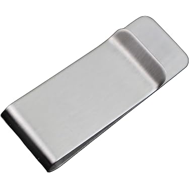 Clip Para Dinero De Acero Inoxidable - Pack De 4 Unidades - Delgado, Ligero Y Perfecto Para Tarjetas, Billetes Y Tarjetas De Visita