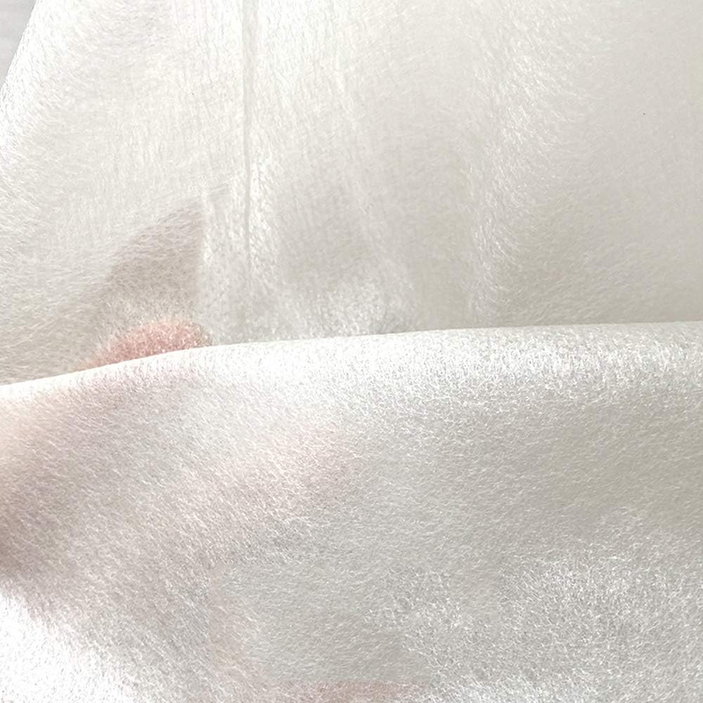 Disposable Non-woven Material Kit, DIY Hand-made Three-layer Electrostatic Melt-blown Soft Skin-friendly Layer, Including Nose Bridge And Ear Cord (Size : Skin-friendly layer 19.5cm20M)
