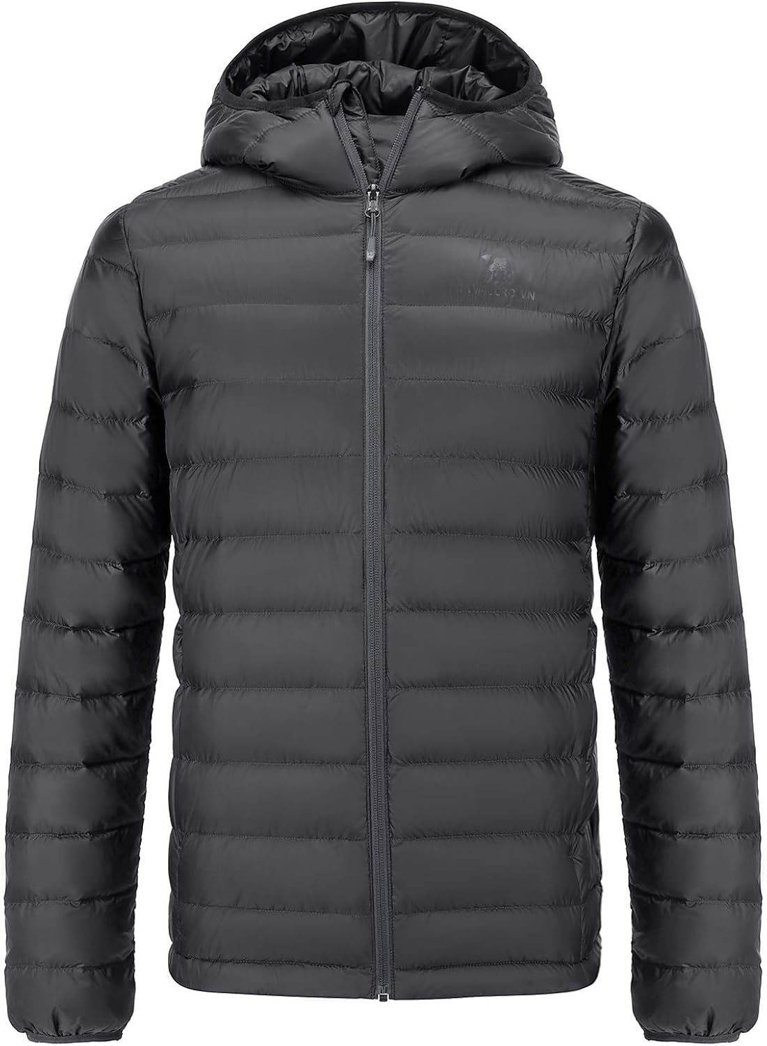 CAMEL CROWN Men's Packable Down Jacket Lightweight Insulated Hooded Winter Puffer Coat Water Resistant at  Men’s Clothing store