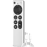 Replacement Remote Control for All Apple TV Remote - 1 Year Warranty