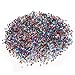 1440pcs 10 colors set S10 Iron On Rhinestones Crystal Clear Beads