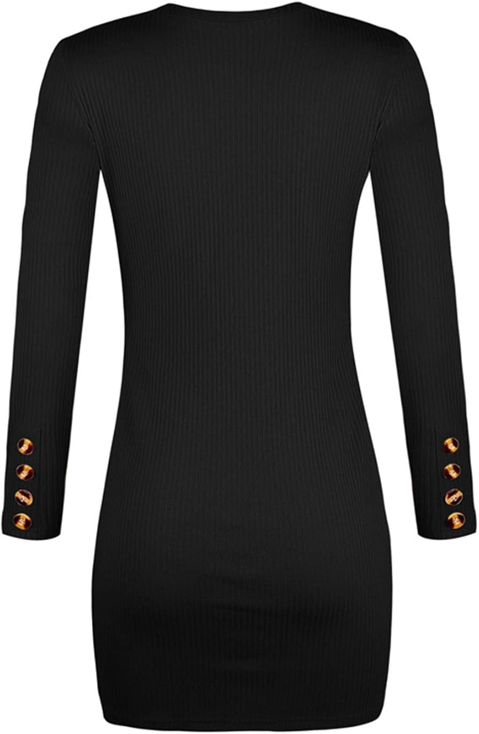 long button down sweater dress