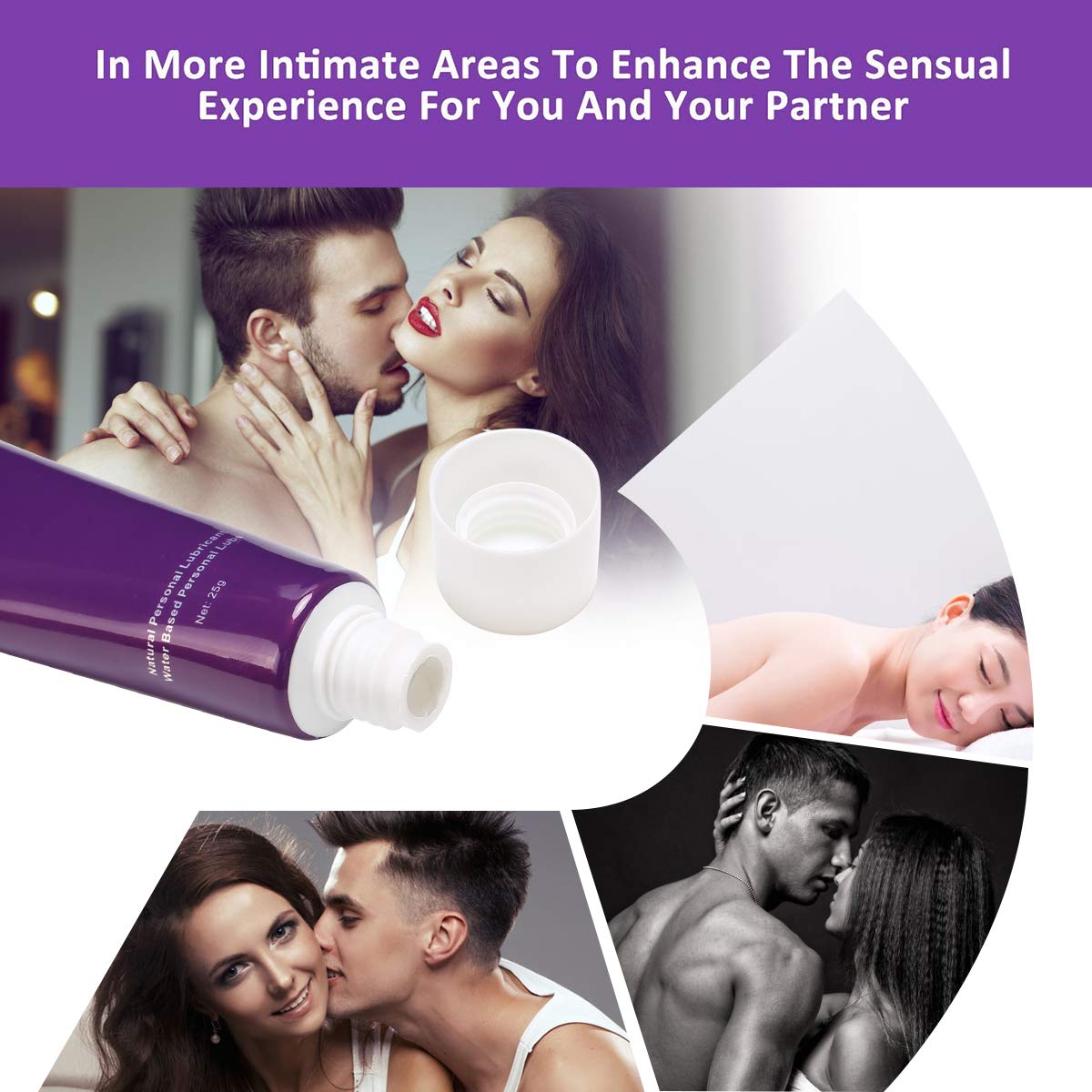 ACVIOO Natural Personal Lubricant,Water-Based, Sex Lube for Women,Men or Couple Travel Set,25 mL (6 pcs in Gift Box)