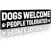 Dog Gifts for Women Funny Wall Decor for Dachshund, Golden Retriever, German Shepherd, French Bulldog, Black Lab, Poodle & More – Pug & Corgi Gifts for Corgi Lovers Tin Sign