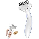 Undercoat Shedding Brush for Dogs & Cats – Professional Deshedding & Dematting Tool – Grooming Comb for Long Hair, German Shepherds & All Pets