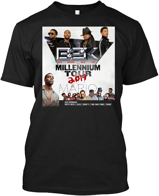 Amazon.com: TinderAZ B2k The Millennium Tour 10 Tee|T-Shirt: Clothing