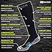 BLITZU #1 Air Travel Compression Socks 20-30mmHg for Men & Women Best Recovery Performance Stockings for Medical, Athletic, Edema, Diabetic, Varicose Veins Pregnancy Relief Shin Splints Nursing S/M