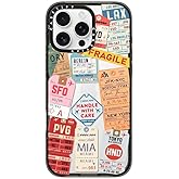 CASETiFY Impact Case for iPhone 16 Pro Max [Slim / 8.2 ft. 4X Military Grade Drop Protection/Wireless Charging Compatible] - Airtags - Clear Black