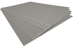 MAIMOUFIN Archival Sanded Pastel Boards for Artists Heavyweight Drawing Boards, 5 Pack Pastel Pad Miexd Media Art Paper for Acrylic,Pencils & Charcoal Soft Oil Pastels (15.4" x 10.7") (Brown)