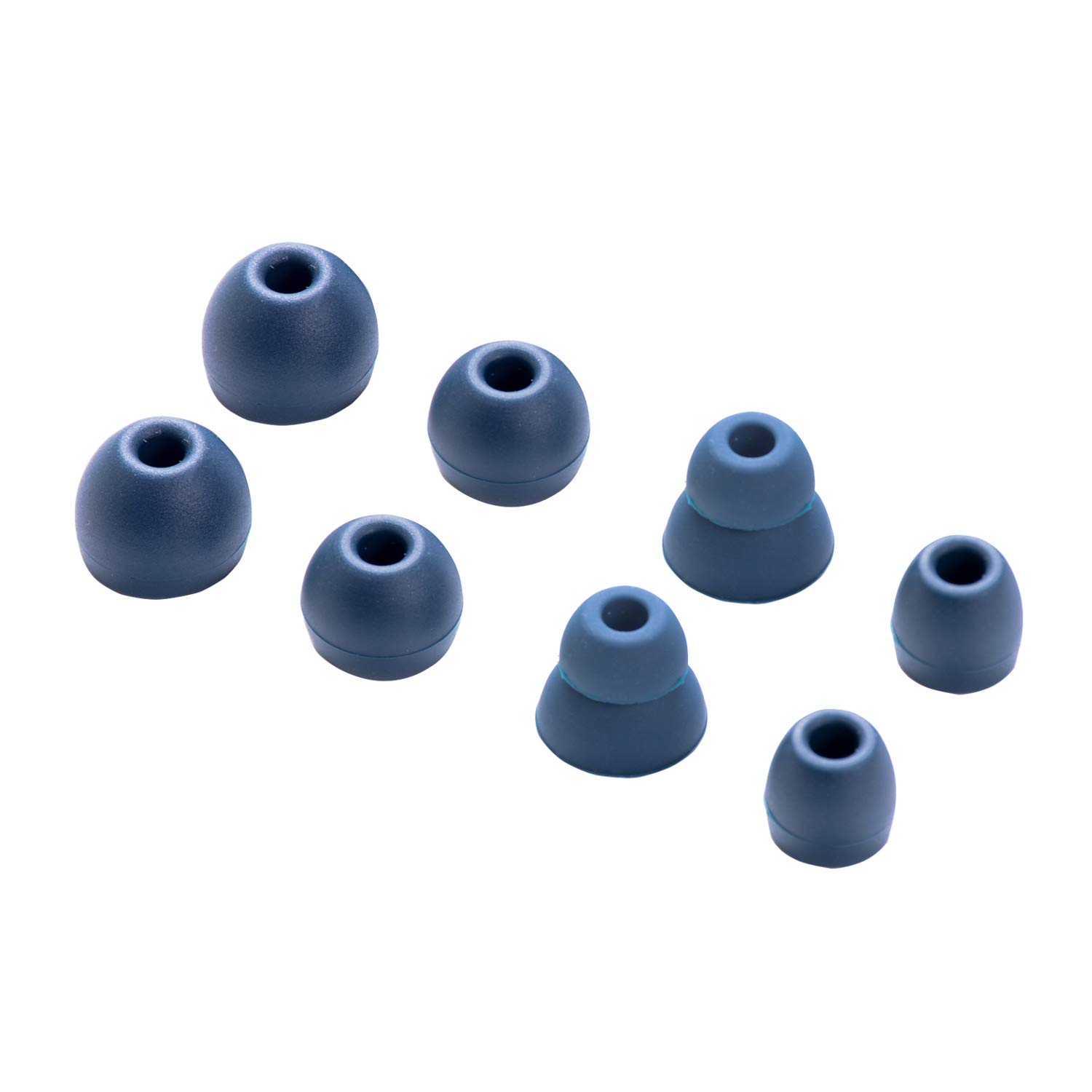 Replacement Eartips Silicone Earbuds Buds Set for Powerbeats Pro Beats Wireless Earphone Headphones,4 Pair (Navy)