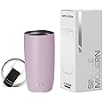 Simple Modern Travel Coffee Mug Tumbler with Flip Lid | Reusable Insulated Stainless Steel Cold Brew Iced Coffee Cup Thermos | Gifts for Women Men Him Her | Voyager Collection | 16oz | Lavender Mist