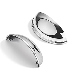 CABDM 2 Pack 3-3/4" Drawer Pulls Polished Chrome