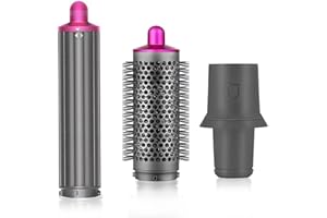 GENERIC 40MM/1.6 inch Long Curling Wand Hair Dryer Attachment forDyson HS01 /HS05 HD01/HD08 Hair Curlers Compatible Curling Wand Hair Dryer