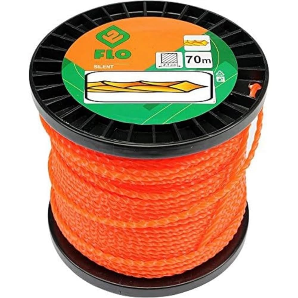 Flo 89485 – Square Grass Trimmer Line mmx70 2.7 m Silence/Turn/