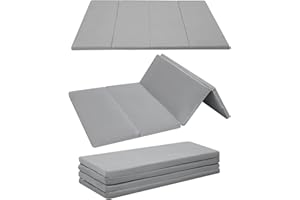 MeMoreCool Kids Floor Futon Mattress, Play Mat Muscle Mat Large 6x4 FT, Thicken Foam Tatami Mattress for Children Play Area, Foldable Sleeping Crawling Pad for Playroom