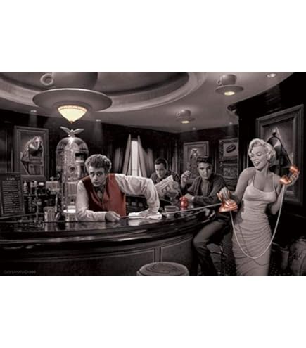 Amazon.com: James Dean Elvis Presley Marilyn Monroe Humphrey