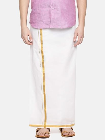 Mens Dhoti(Gold jerry)