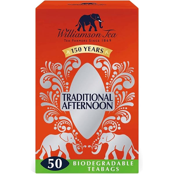 Amazon.com : Williamson English Breakfast 50 Tea Bags 125g : Black