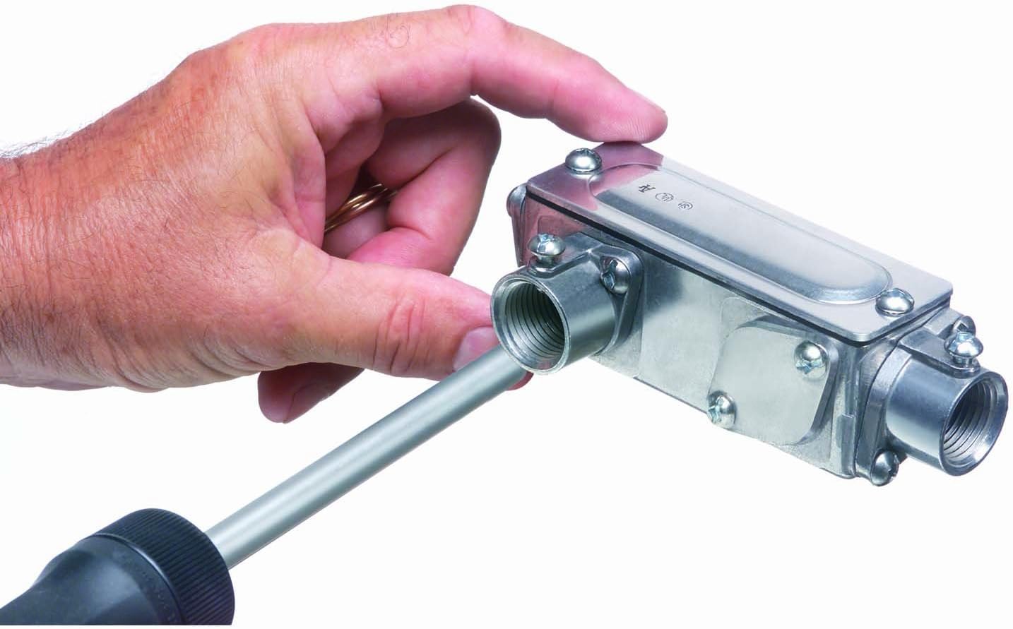 Arlington 9321 AnyBODY Conduit Body 5in1 Combination LB T Metallic