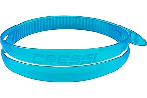 Cressi Official Goggle Silicone Strap Replacement Part for Both Child and Adult Sizes Quality Since 1946