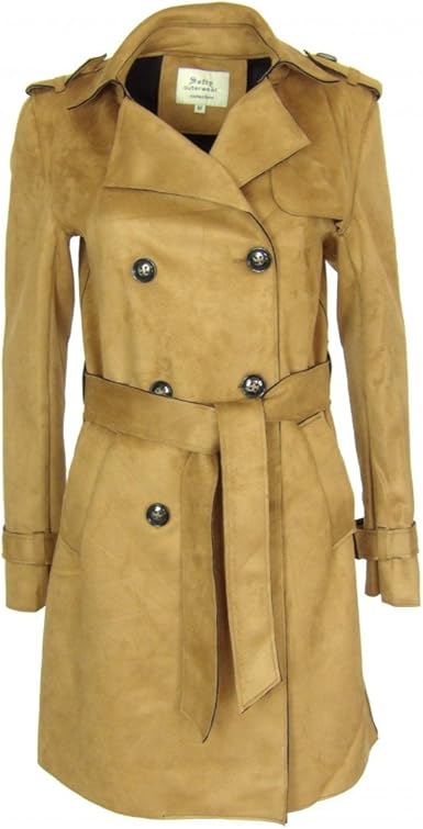 trench daim camel