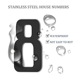 Modern House Numbers for Outside