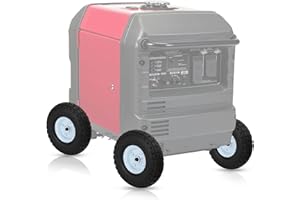 HOSILE All Terrain Wheel Kit Fit for Honda EU3000is Generator Wheel Kit Replacement for 06424-ZS9-000AH All Terrain Wheel Kit Solid Never Flat Tires