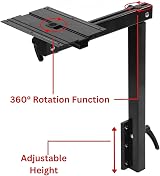MARVIX Detachable 360 Swivel Table Leg Black for RV Campervan Boat T5 T6 view 3