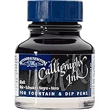 Winsor & Newton Calligraphy Ink Bottle, 30ml, Black