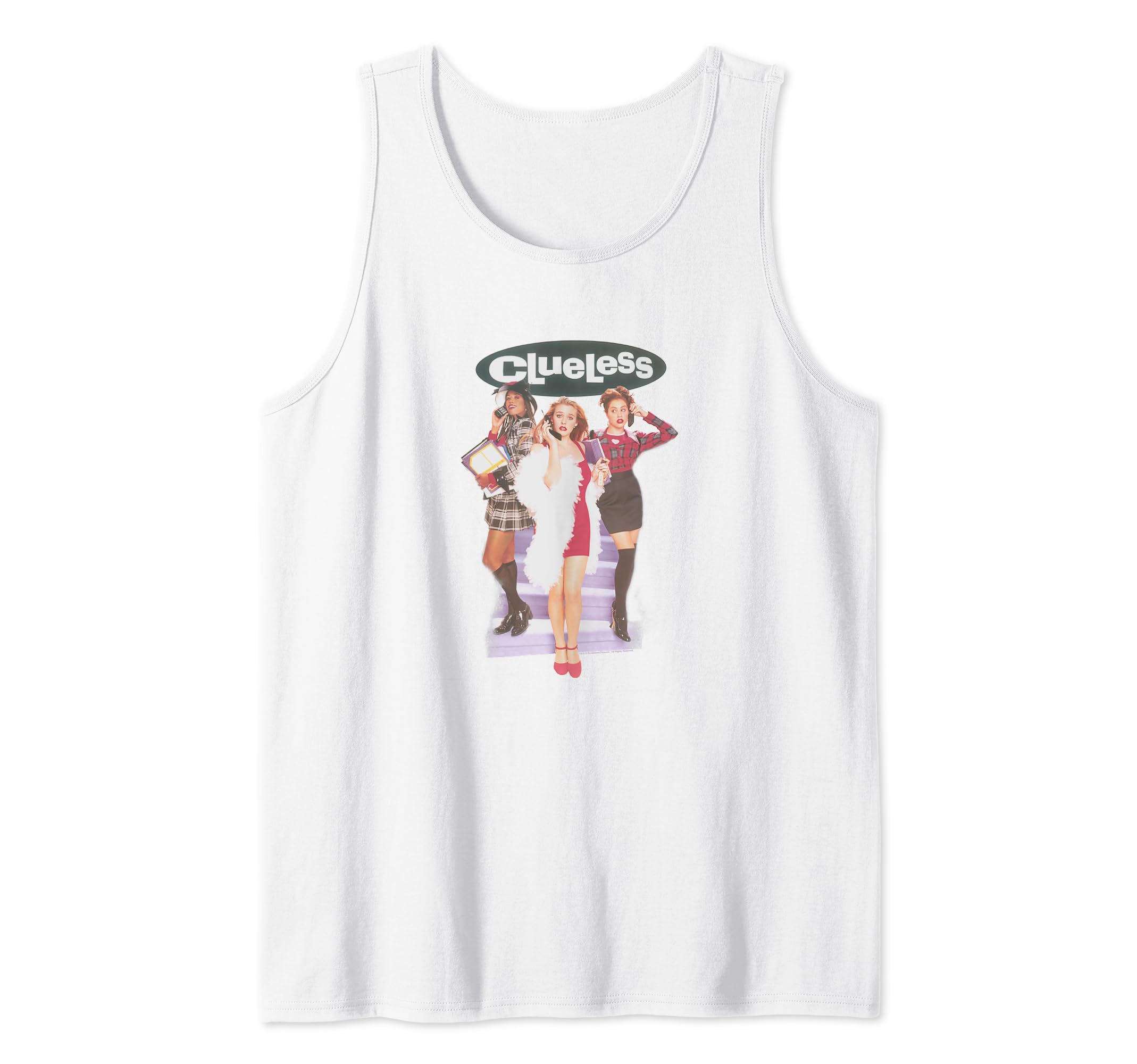 Clueless Group Shot On Stairs Tank Top