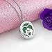 YOUFENG Essential Oil Necklace Diffuser Family Tree of Life Necklace Pendant Aromatherapy Locket 49 Refill Pads (Mother Daughter Oil Locket)