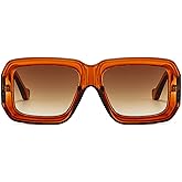 mincl Square Sunglasses For Women Men Trendy Fashion Rectangle Sunglasses Uv Protection Retro Vintage Womens Sunglasses