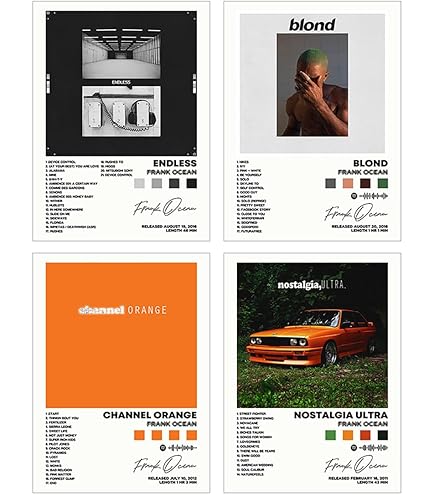 Amazon.com: HYDIK Frank Ocean Poster Album Cover Limited Edition