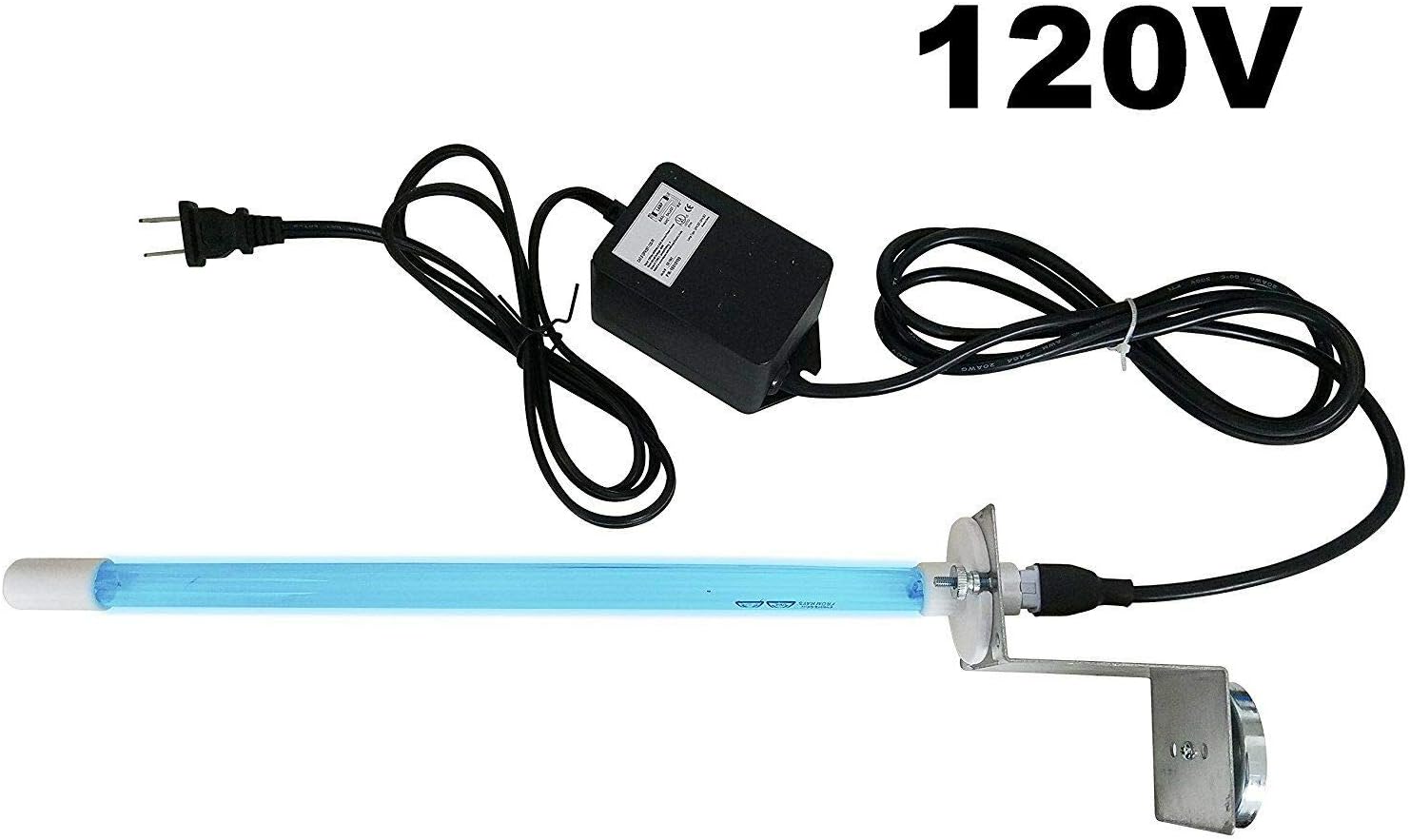 Pure Uv Light Air Purifier For Ac Hvac Coil 120v Plug In 14 Germicidal Bulb With Magnet