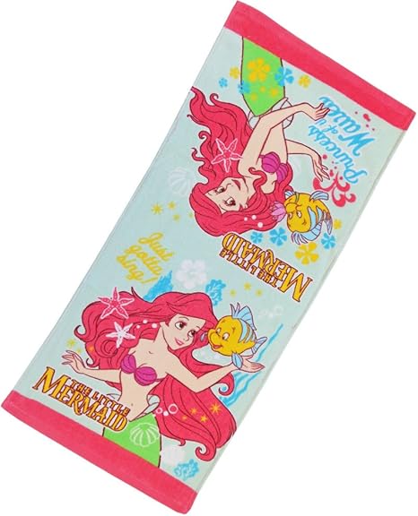 Amazon Ftl 61 Disney ディズニー キャラクターフェイスタオル アリエル キャラクター 綿 洗顔 手洗い 外出 携帯 手拭 ギフト プレゼント フェイスタオル ホーム キッチン オンライン通販