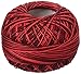 Handy Hands Lizbeth Egyptian Cotton Crochet, Tatting, Knitting Thread Lace Size 20 (25 Grams 210 Yards) – HH20147, Red Burst