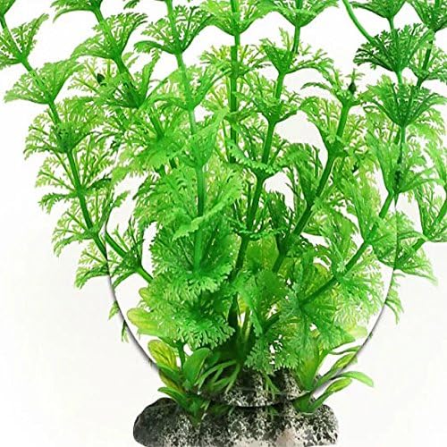 New High Artificial Plastic Water Plant for Aquarium Decoration Fish Tank Ornament Green set38