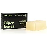 ATTITUDE Bar Soap Body Wash for Men, Made in Canada, For Body and Hands, 99% Natural Origin Ingredients with Avocado Oil, EWG