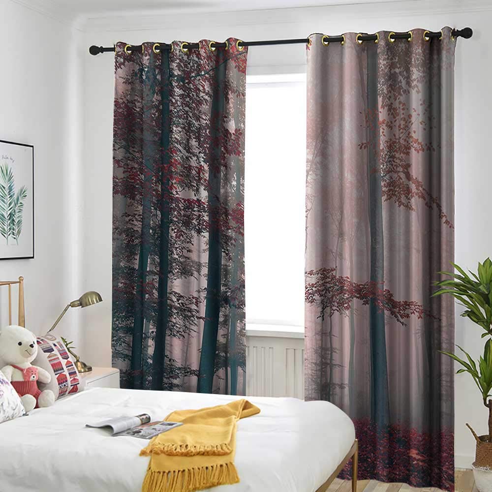 Amazon Com Woodsy Red Mystic Forest Mystical Charcoal Foggy