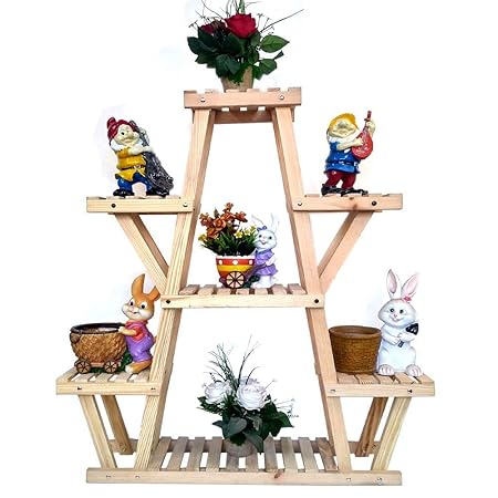 Wonderland Big Step Wooden Plant Stand