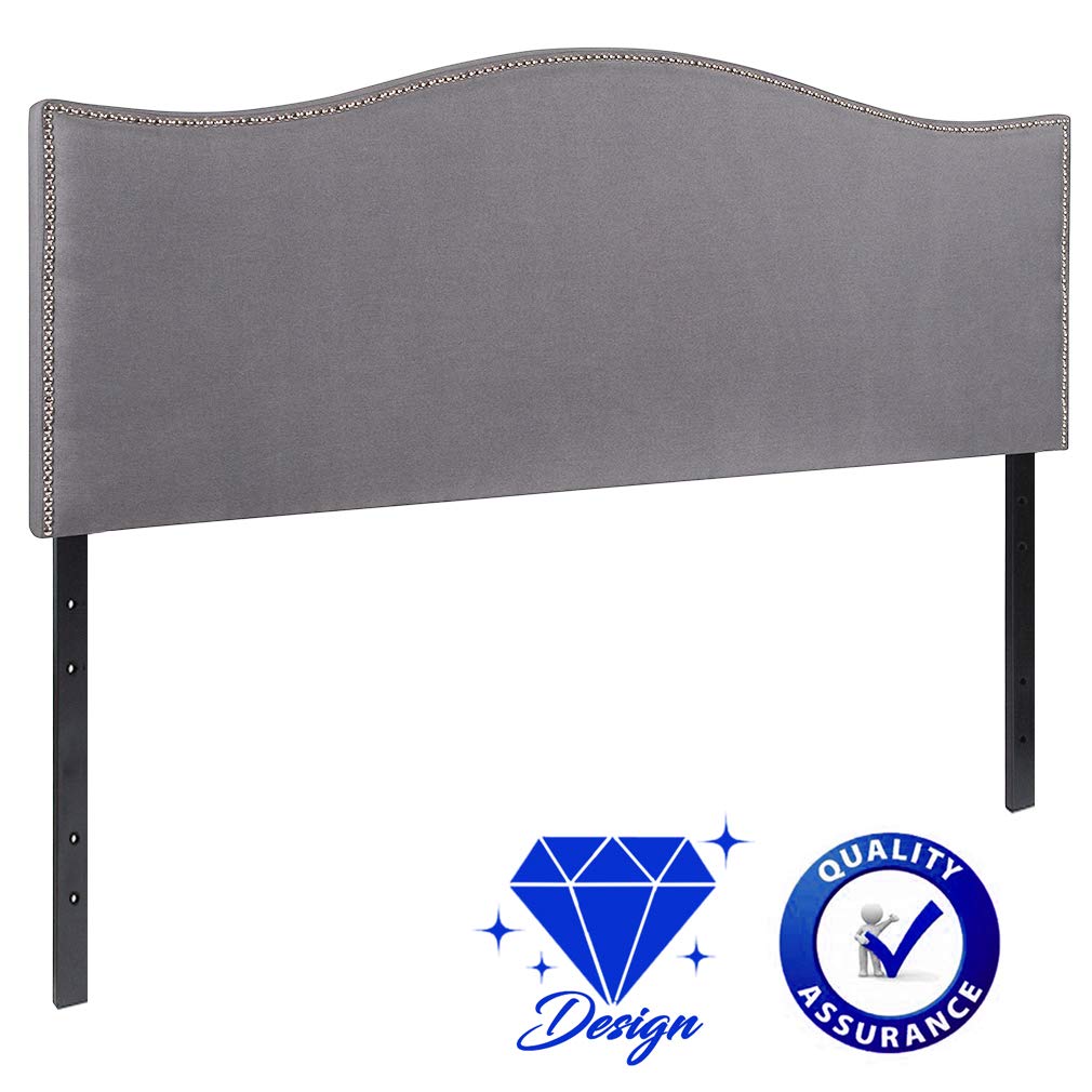 Best full bed headboard gold upholstery