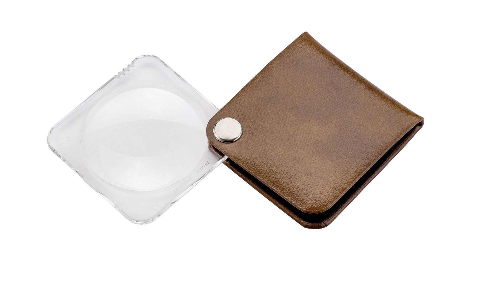 Eschenbach 1740150 Classic Leather Folding Magnifier 3.5x, 50 mm