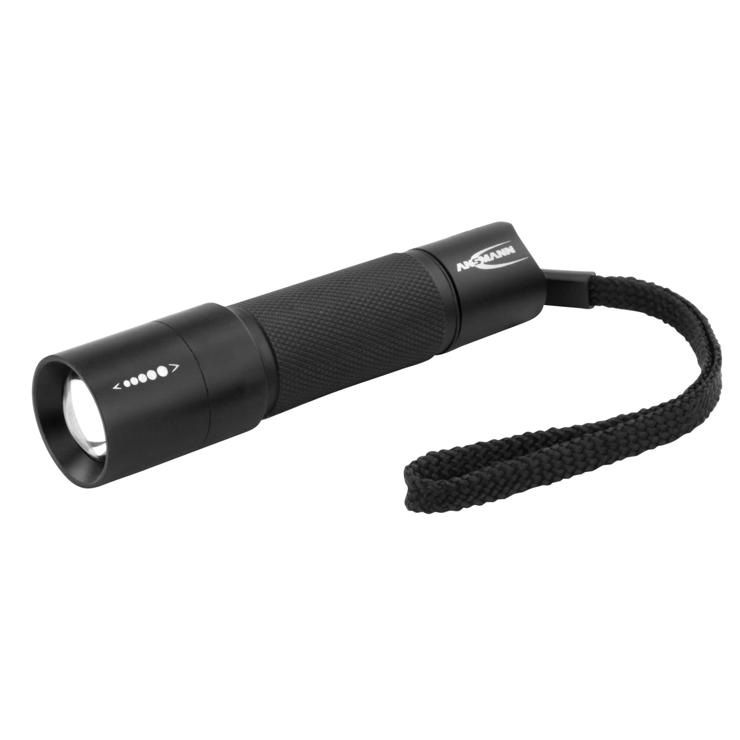 ANSMANN M100F M Series Torch Flashlight | Professional Torch for work and outdoor activities | Quality stepless focus from spotlight to floodlight | Includes 1 AA Alkaline Battery & 3 year warranty
