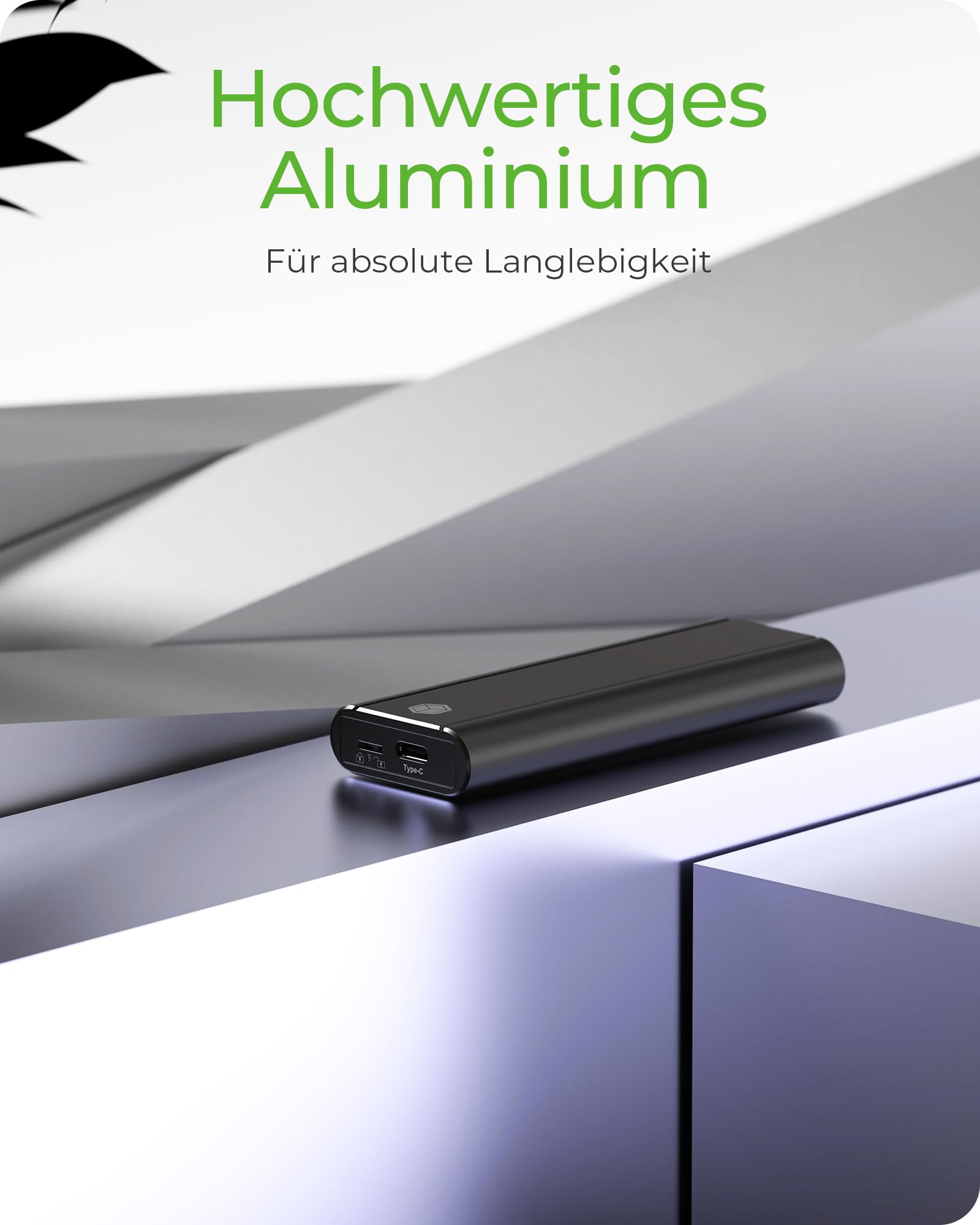 ICY Box M.2 SSD/NVMe Gehäuse, USB 3.2 (10 Gbit/s), Werkzeuglos, Kühlsystem, USB-C, USB-A, PCIe, M-Key, Extern, NVMe Adapter, Aluminium, Schwarz, IB-1807MT-C31 8