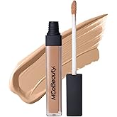 MCoBeauty - Brighten & Perfect Cream Concealer - 1 Medium Natural Beige - Hydrating Corrector Medium Coverage Blemish & Under Eye Concealer - With Vitamin E, Hyaluronic Acid & Aloe Vera