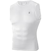 Runhit Sleeveless Compression Shirt Men Tank Top Athletic Muscle Shirts for Men